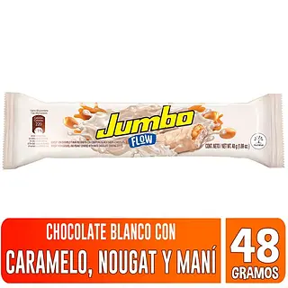 Chocolatina Jet Jumbo Flow Blanca