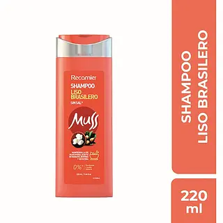 Shampoo Recamier Muss Liso Brasilero