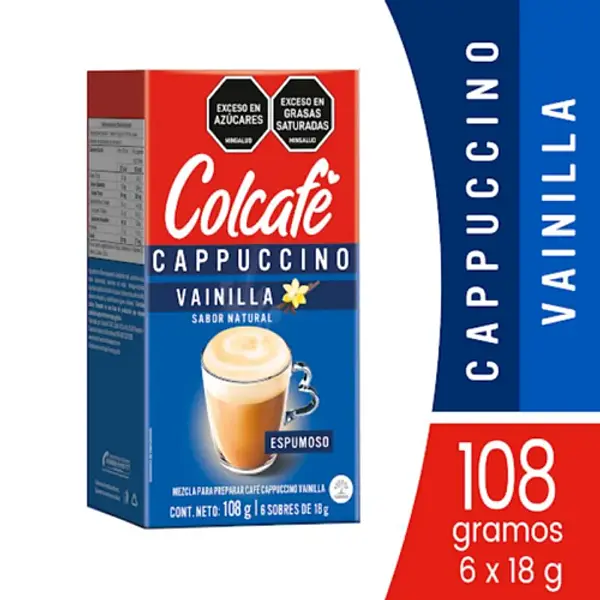 Cafe Colcafe Cappuccino Vainilla Display