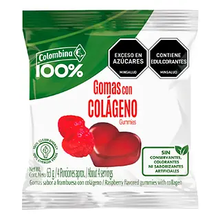 Gomas 100% Colageno Colombina