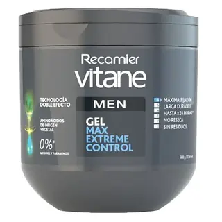 Gel Para El Cabello Recamier Vitane Max Xtrem