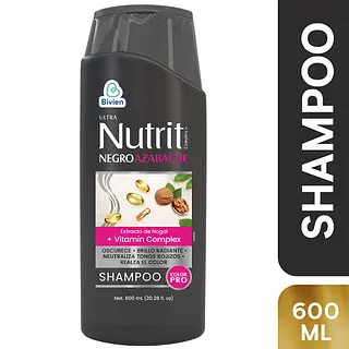 Shampoo Nutrit Negro Azabache
