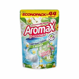 Limpia Pisos En Polvo Aromax Duo Manzana Verde