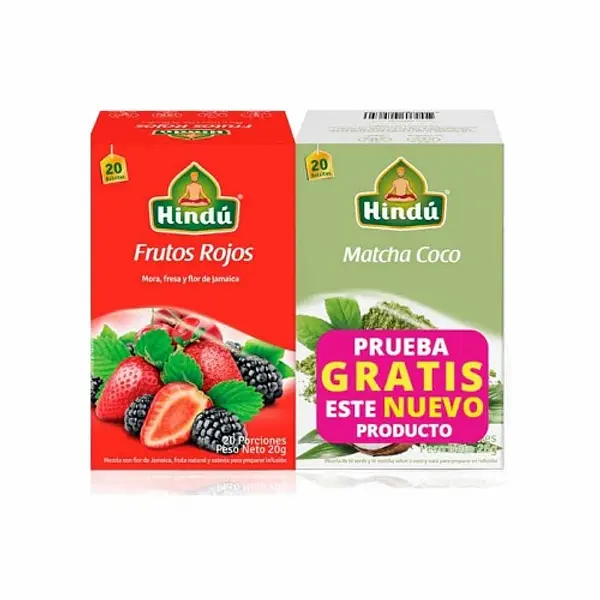 Infusion Hindu Frutos Rojos Gratis Mat
