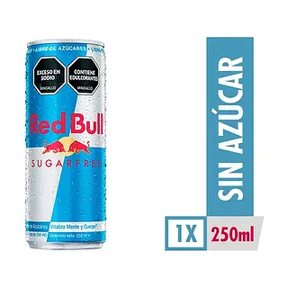 Bebida Energizante Red Bull Sin Azucar
