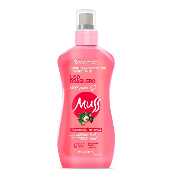 Serum Recamier Muss Desenredante Termoprotector Liso Brasile