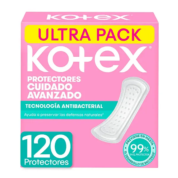 Protectores Kotex Antbacterial