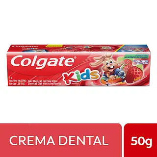Crema Dental Colgate Kids Frutilla Unidad X 50 Gramos