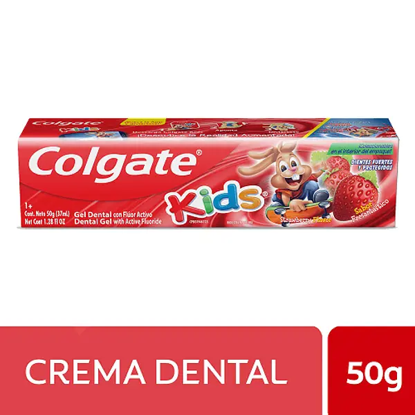 Crema Dental Colgate Kids Frutilla Unidad X 50 Gramos