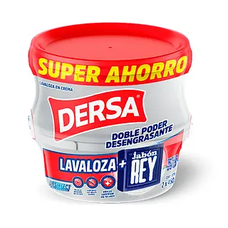 Lavaloza Crema Dersa + Rey