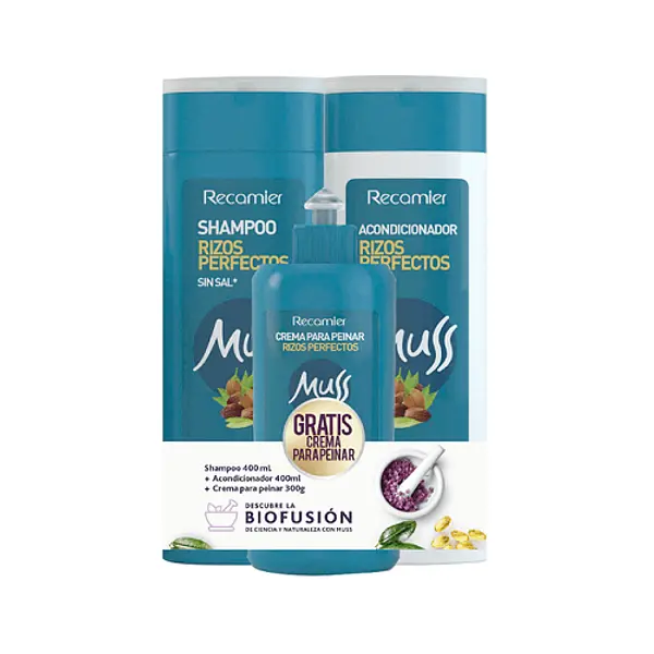 Shampoo + Acondicionador Recamier Rizos Gratis Crema De Pein
