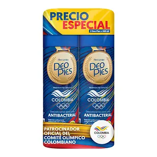 Desodorante De Pies Aerosol Deopies Antibacterial