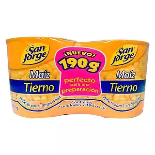 Maíz Tierno San Jorge