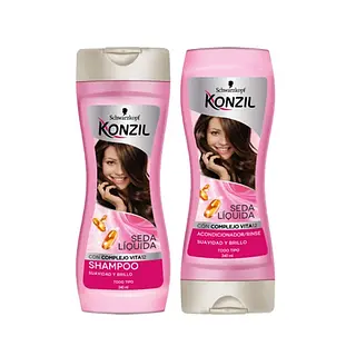 Shampoo Konzil Seda Liquida + Acondicionador Precio Especial