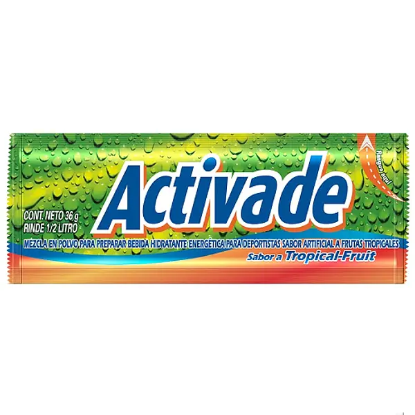 Bebida Hidratante En Polvo Activade Tropical Fruit