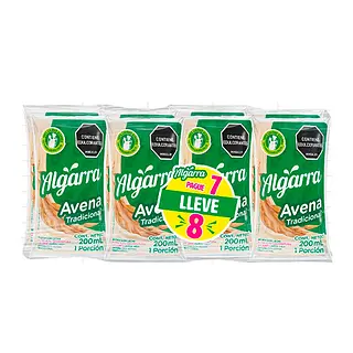 Avena Algarra Natural X 8 Unidades