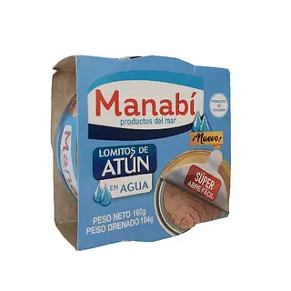 Atún Lomitos Manabí En Agua