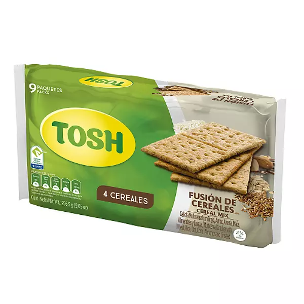 Galletas Tosh Fusión De Cereales