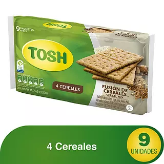 Galletas Tosh Fusión De Cereales