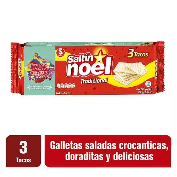 Galletas Saltin 3 Tacos