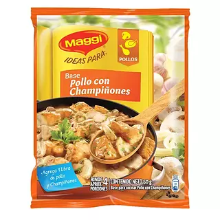 Base Pollo con Champiñones Maggi