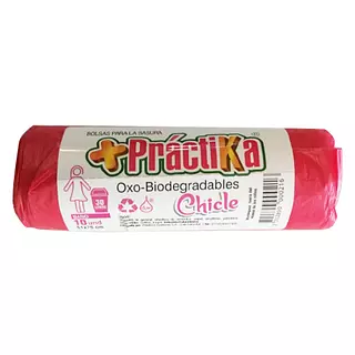 Bolsa Aseo Practika Baño Chicle 51x75 Cm