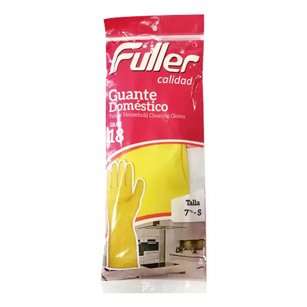 Guante Domestico Amarillo Talla 7 1/2 Fuller