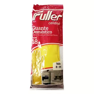 Guante Domestico Amarillo Talla 8 Fuller