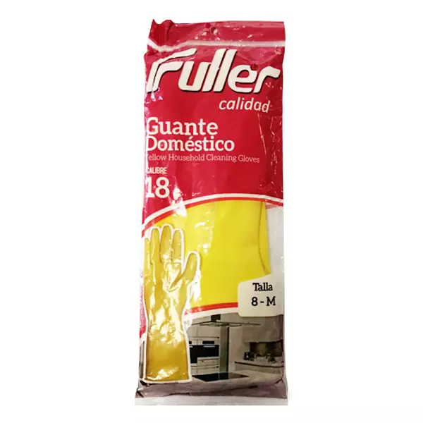 Guante Domestico Amarillo Talla 8 Fuller