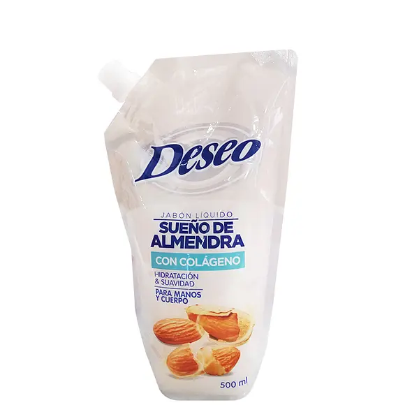 Jabón de Baño Liquido Deseo Antibacterial Almendras