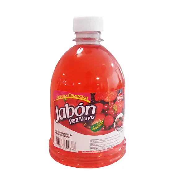 Jabón Manos Frutos Rojos Bonfresh