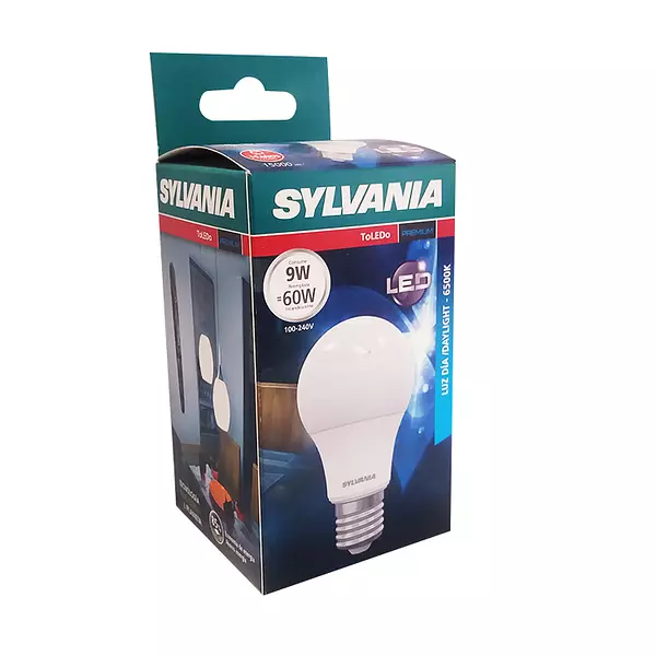 Luz Led Blanca Toledo 9w Sylvania