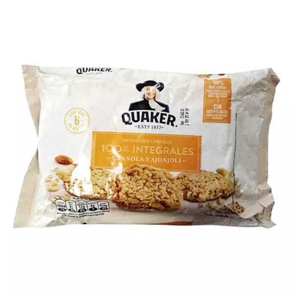 Galleta Quaker Avena Granola Sin Azúcar