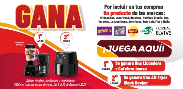GANA COMBO ELECTRODOMESTICOS CON DISTRIALGUSTO