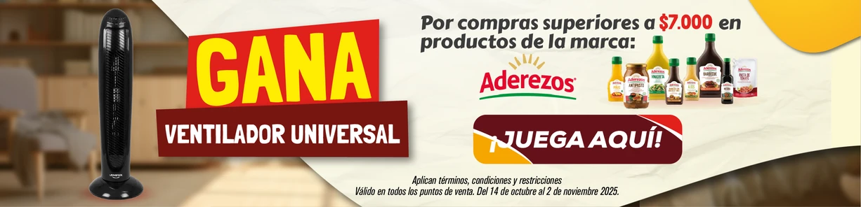 ¡GANA VENTILADOR CON ADEREZOS Y MEGAREDIL!