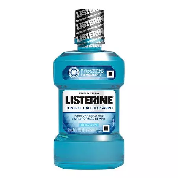 Enjuague Bucal Listerine Control Cálculo