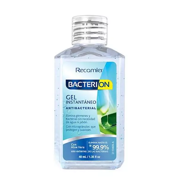 Gel Antibacterial Bacterion Aloe