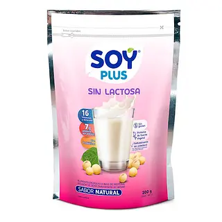 Leche Soyplus Sin Lactosa Natural