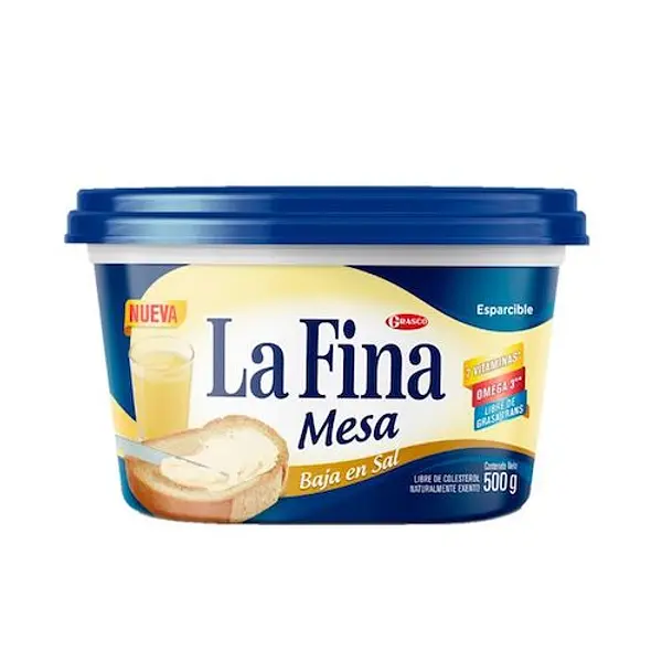 Margarina Fina Mesa Baja Sal