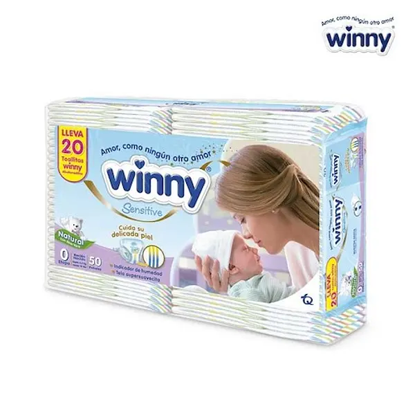 Pañal Winny Sensitive Et 0