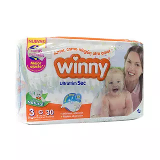 Pañal Winny Ultrat Sec Et 3
