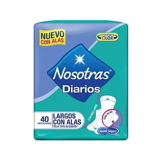 Protector Nosotras Diarios Largos Alas