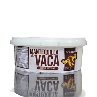 Mantequilla Bocow Sin Sal Artesanal X 250g