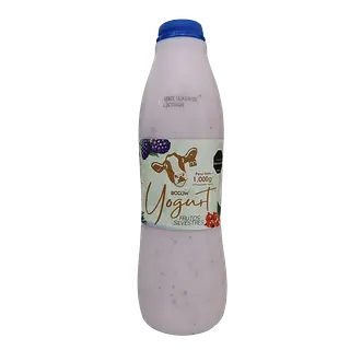 Yogurt Con Probioticos Bocow X 1000gr Frutos Rojos Und