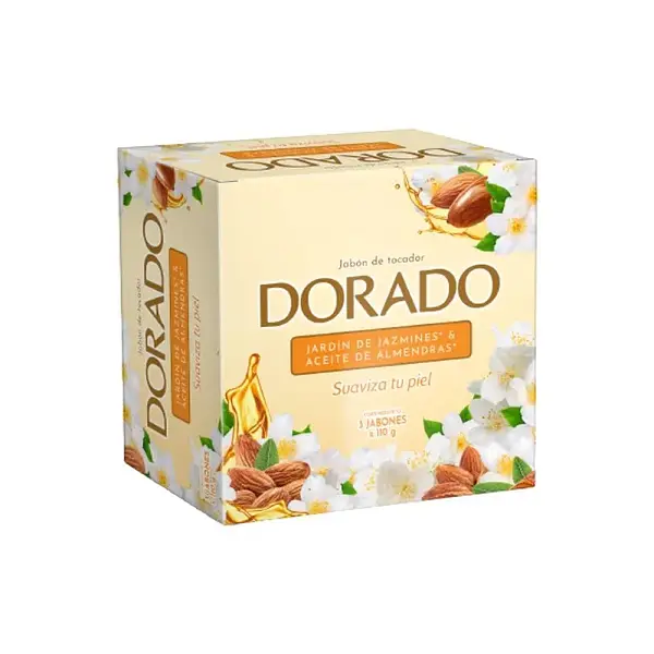 Jabón De Baño Dorado Jazmin & Almendras