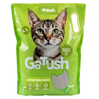 Arena Para Gatos Gatush Aroma Limón X 4500 Gr