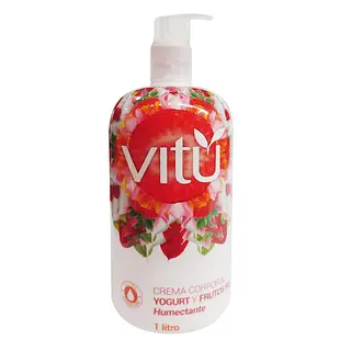 Crema Corporal Vitu Yogurt y Frutos Rojos