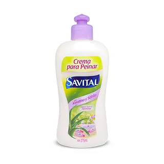 Crema De Peinar Savital Keratina Y Sábila