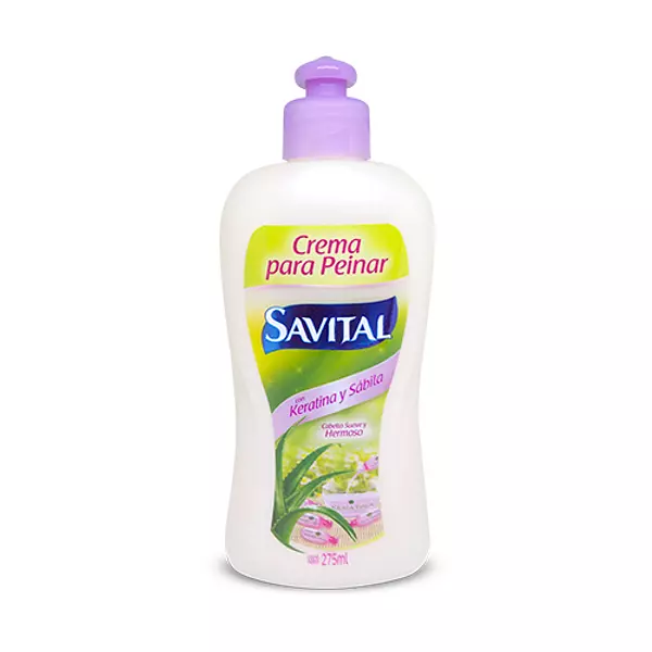 Crema De Peinar Savital Keratina Y Sábila
