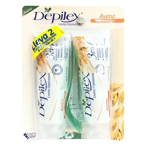 Crema Depilatoria Depilex Avena 2x1